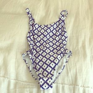 J. Crew Plunging Scoop Neck Bathing Suit